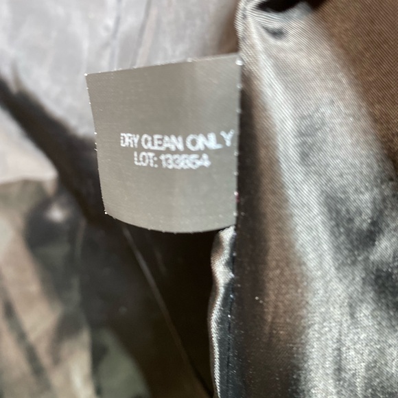 Michael Kors Black Trench Coat with Gold Accents - Picture 11 of 15